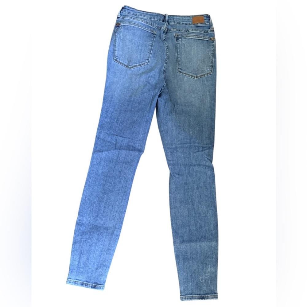 Judy Blue Women’s Distressed High Rise, Lemon Patch Skinny Fit - Picture 4 of 11
